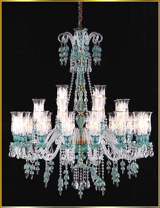 Crystal Chandeliers Model: MD88037-28- BLUE 